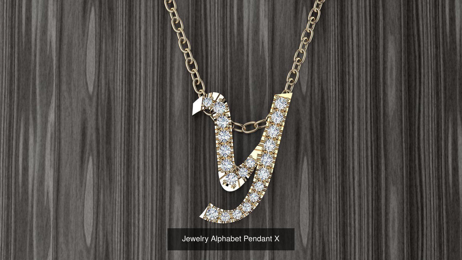 Jewelry Alphabet Pendant Collection _26