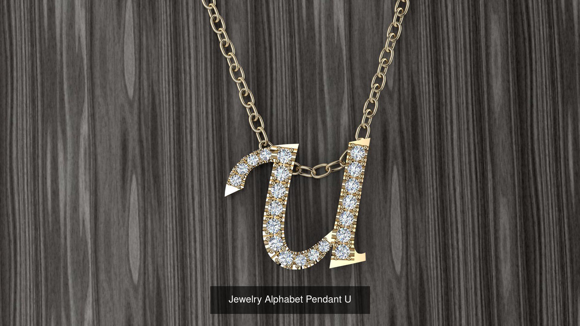 Jewelry Alphabet Pendant Collection _23