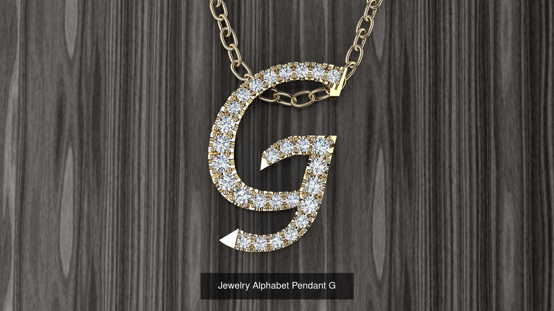 Jewelry Alphabet Pendant Collection _11