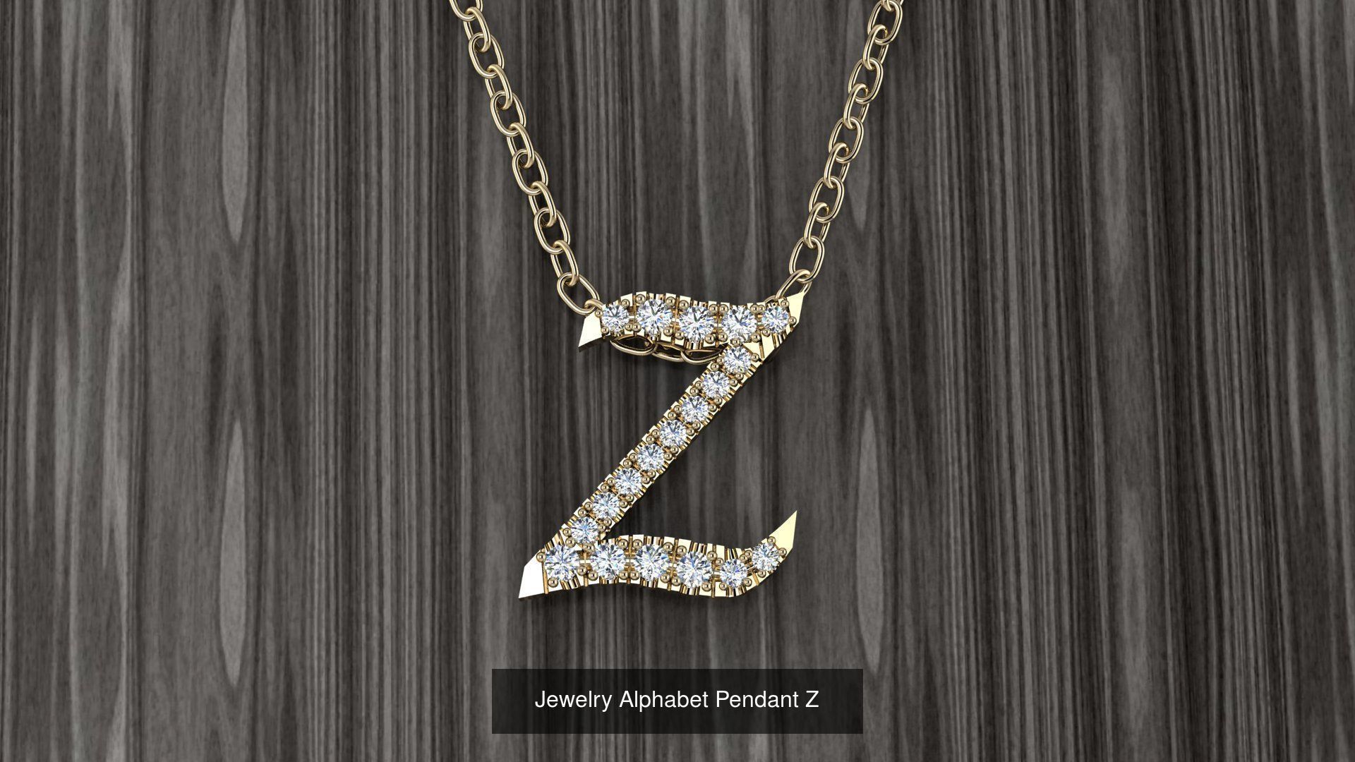 Jewelry Alphabet Pendant Collection _27