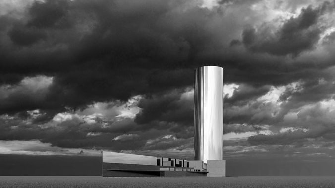 Architectural composition - PLUTO 3D model