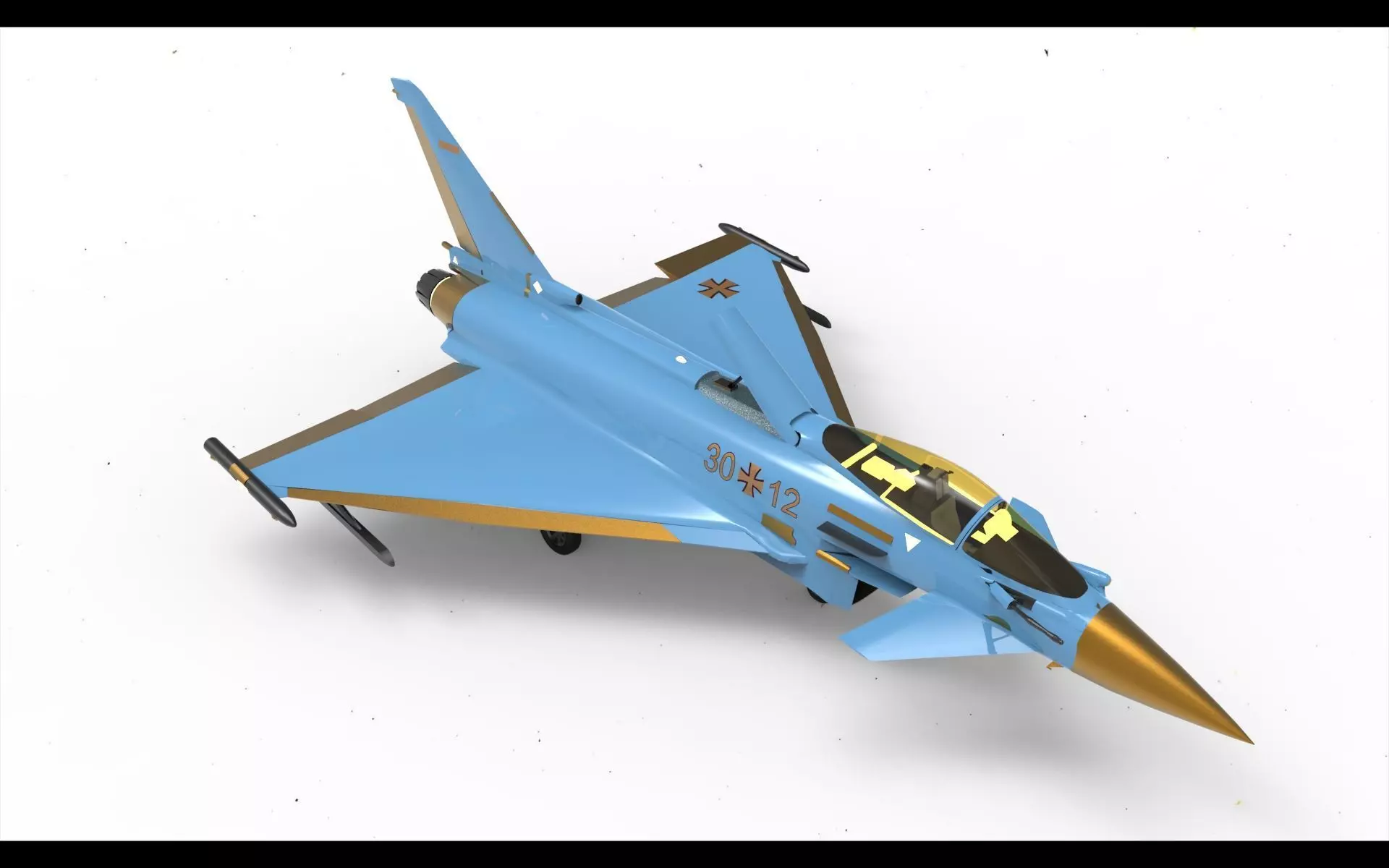 Eurofighter Typhoon 3D model_0