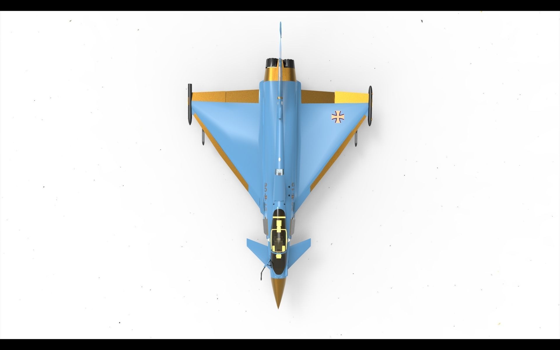 Eurofighter Typhoon 3D model_5
