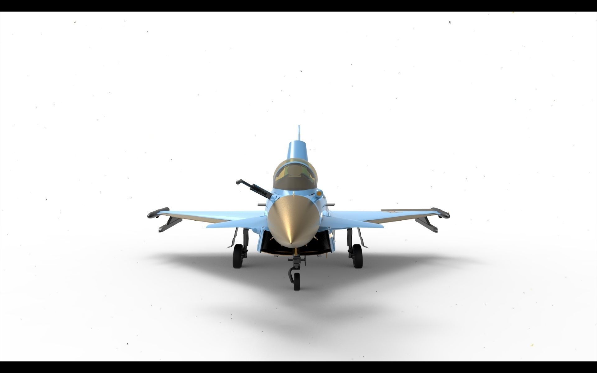 Eurofighter Typhoon 3D model_1