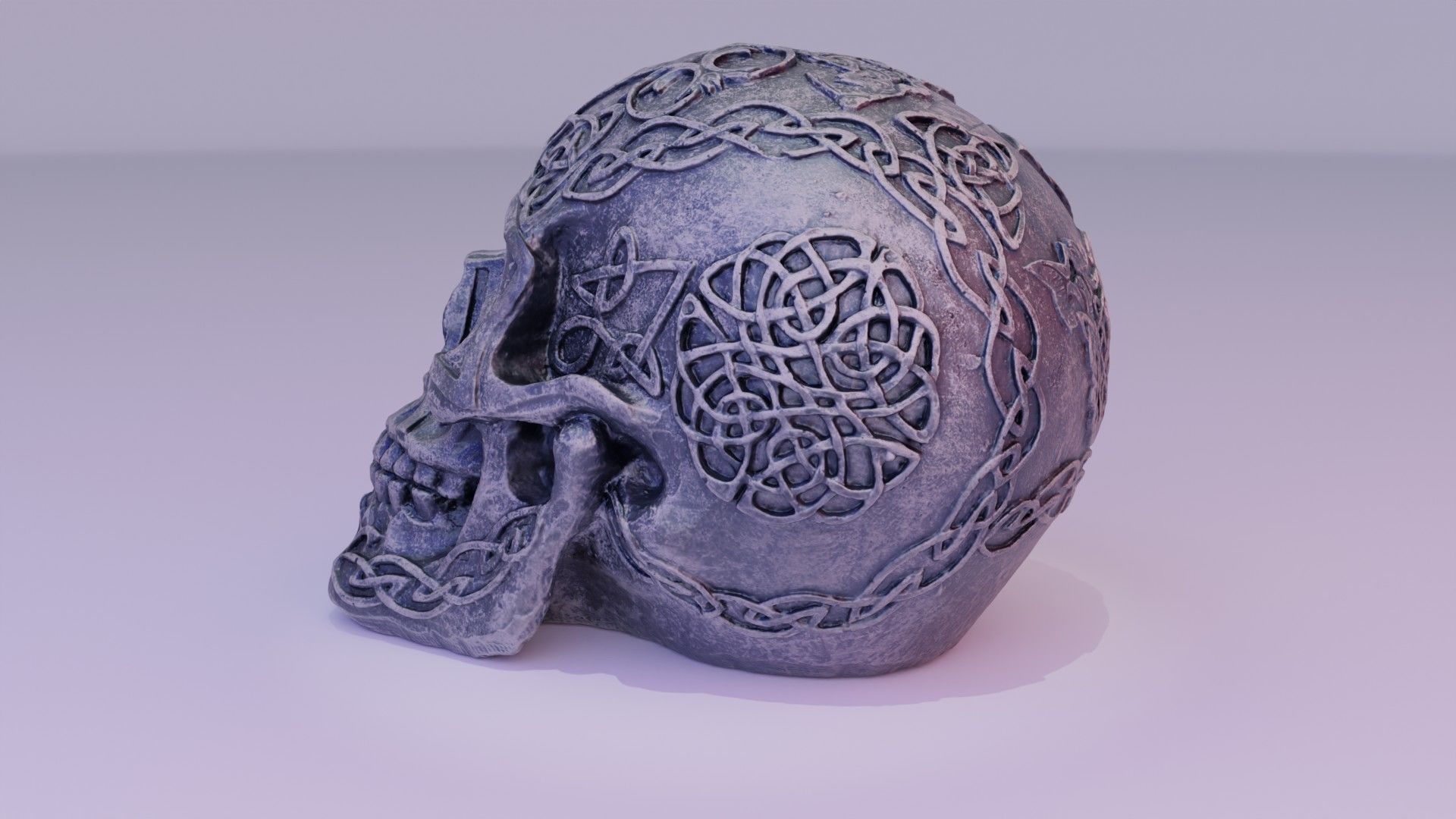 Celtic skull 02 high-poly 3D model_18