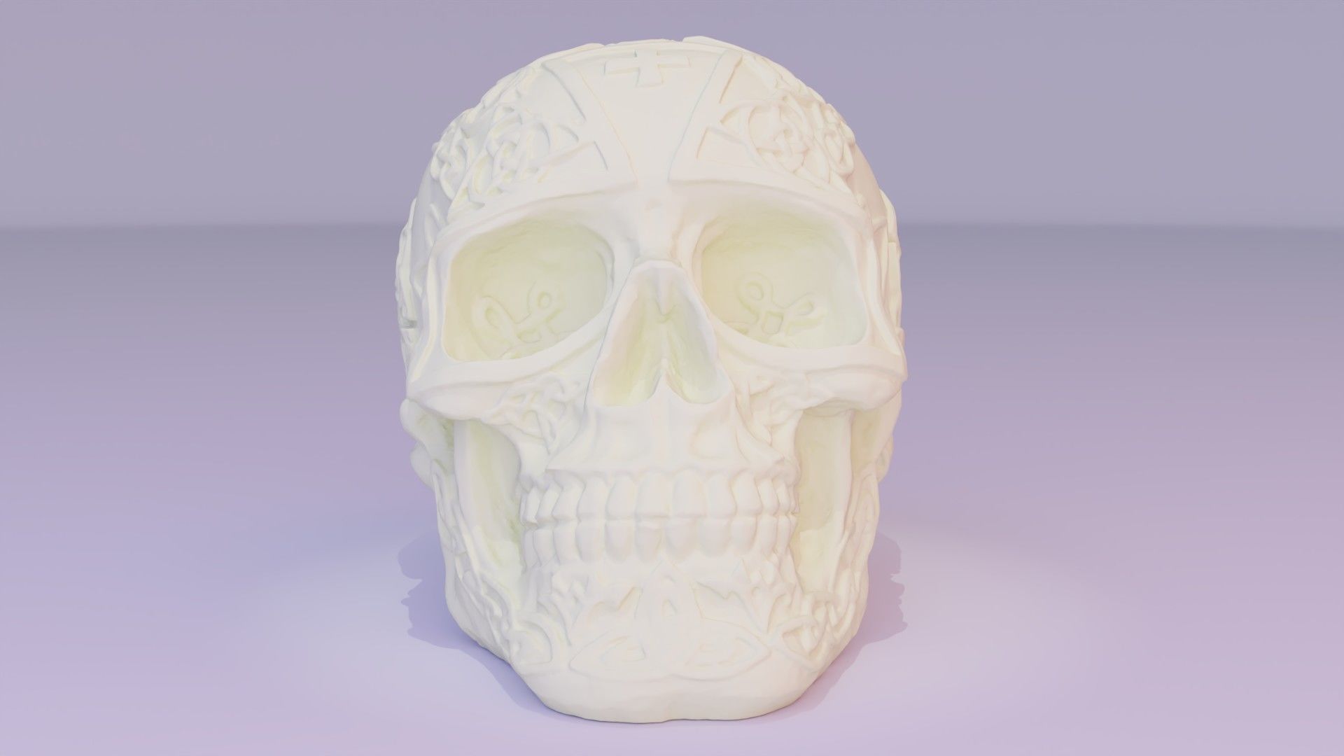 Celtic skull 02 high-poly 3D model_25