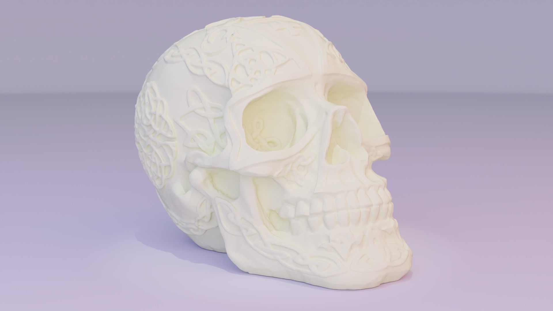 Celtic skull 02 high-poly 3D model_24