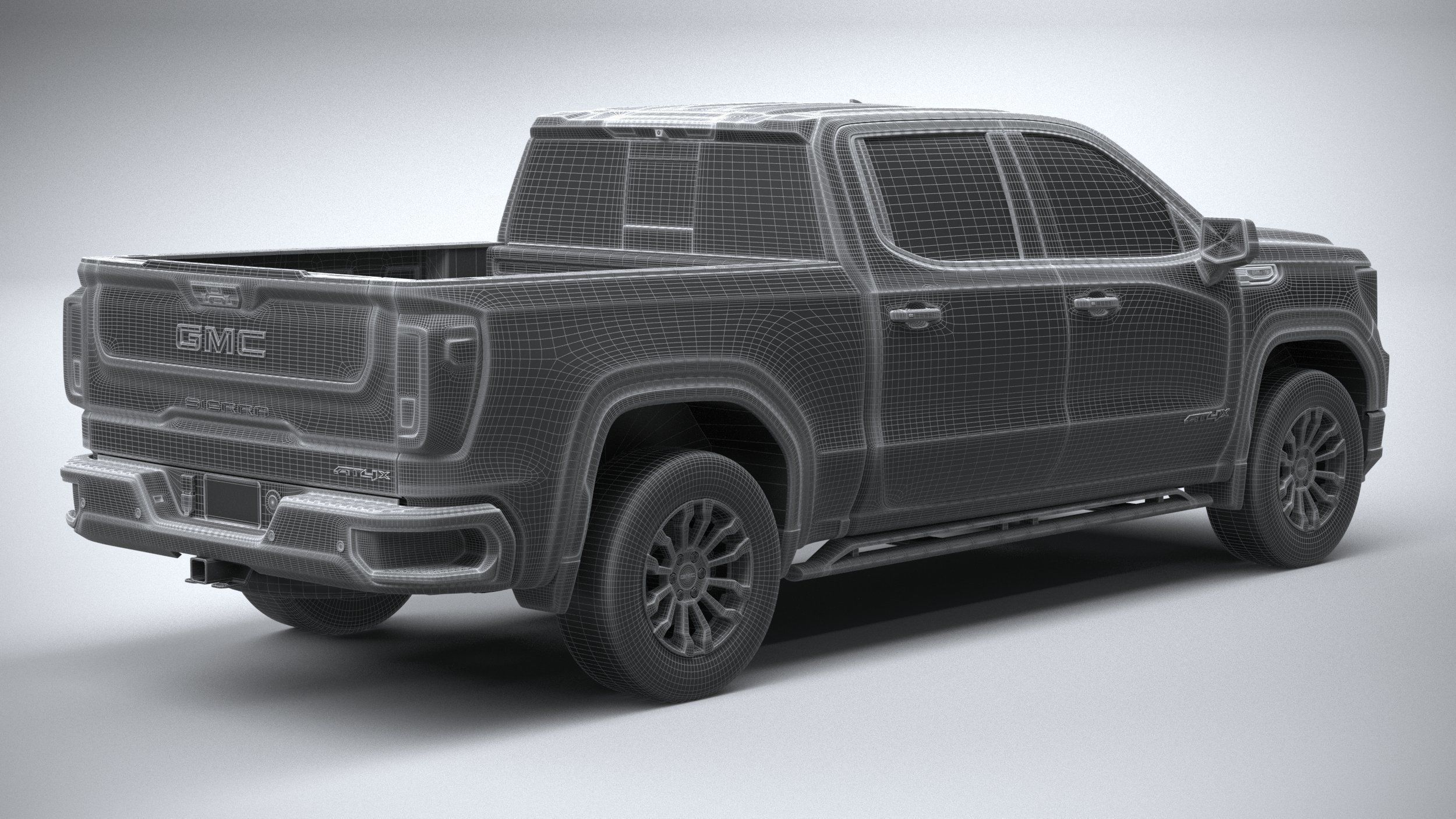 GMC Sierra AT4X 2022 3D model_27