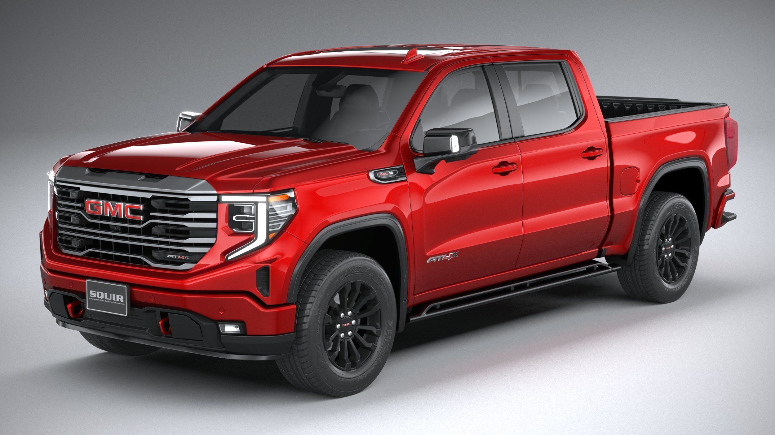 GMC Sierra AT4X 2022 3D model_1