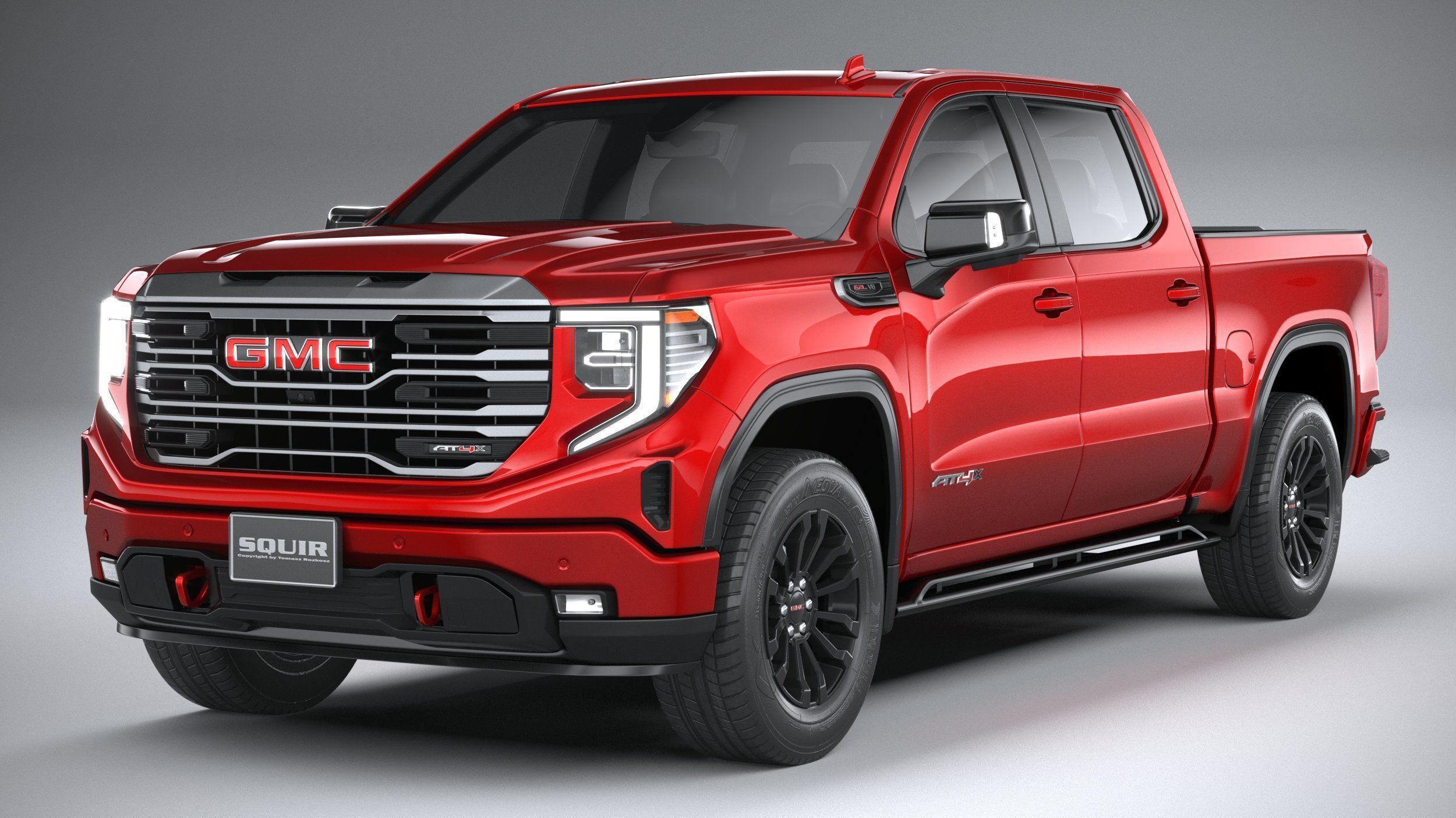 GMC Sierra AT4X 2022 3D model_2