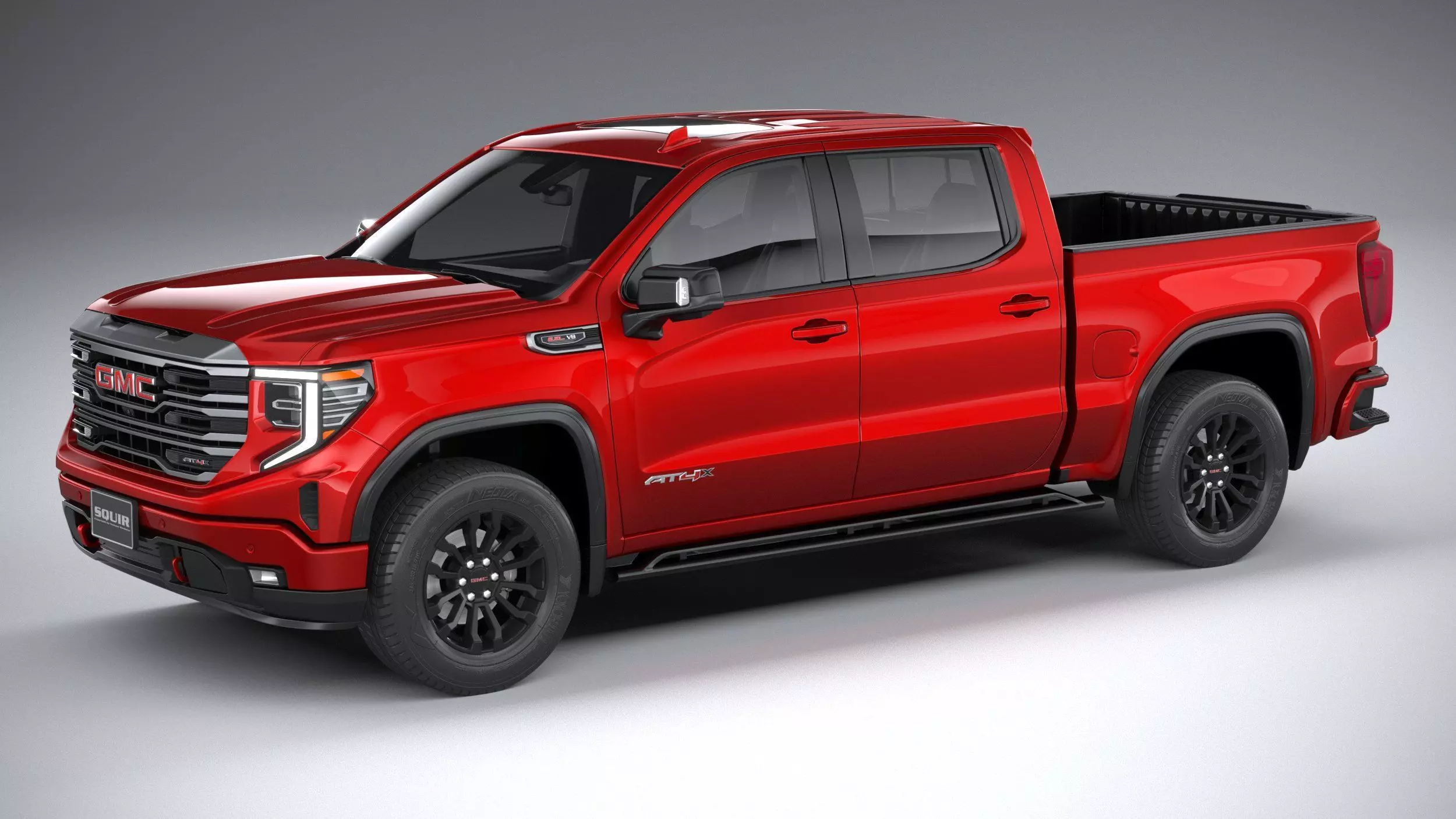 GMC Sierra AT4X 2022 3D model_0