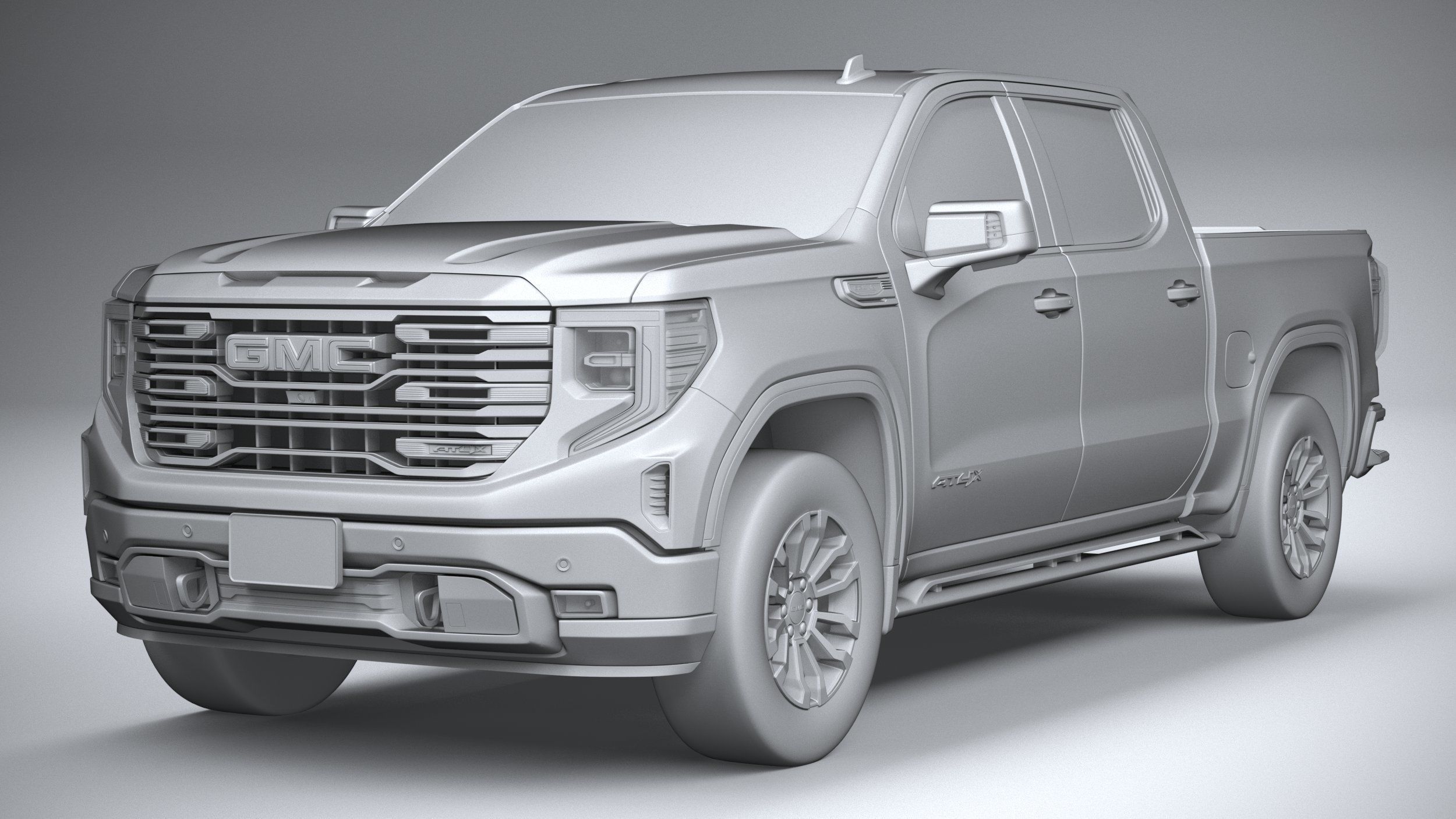 GMC Sierra AT4X 2022 3D model_20