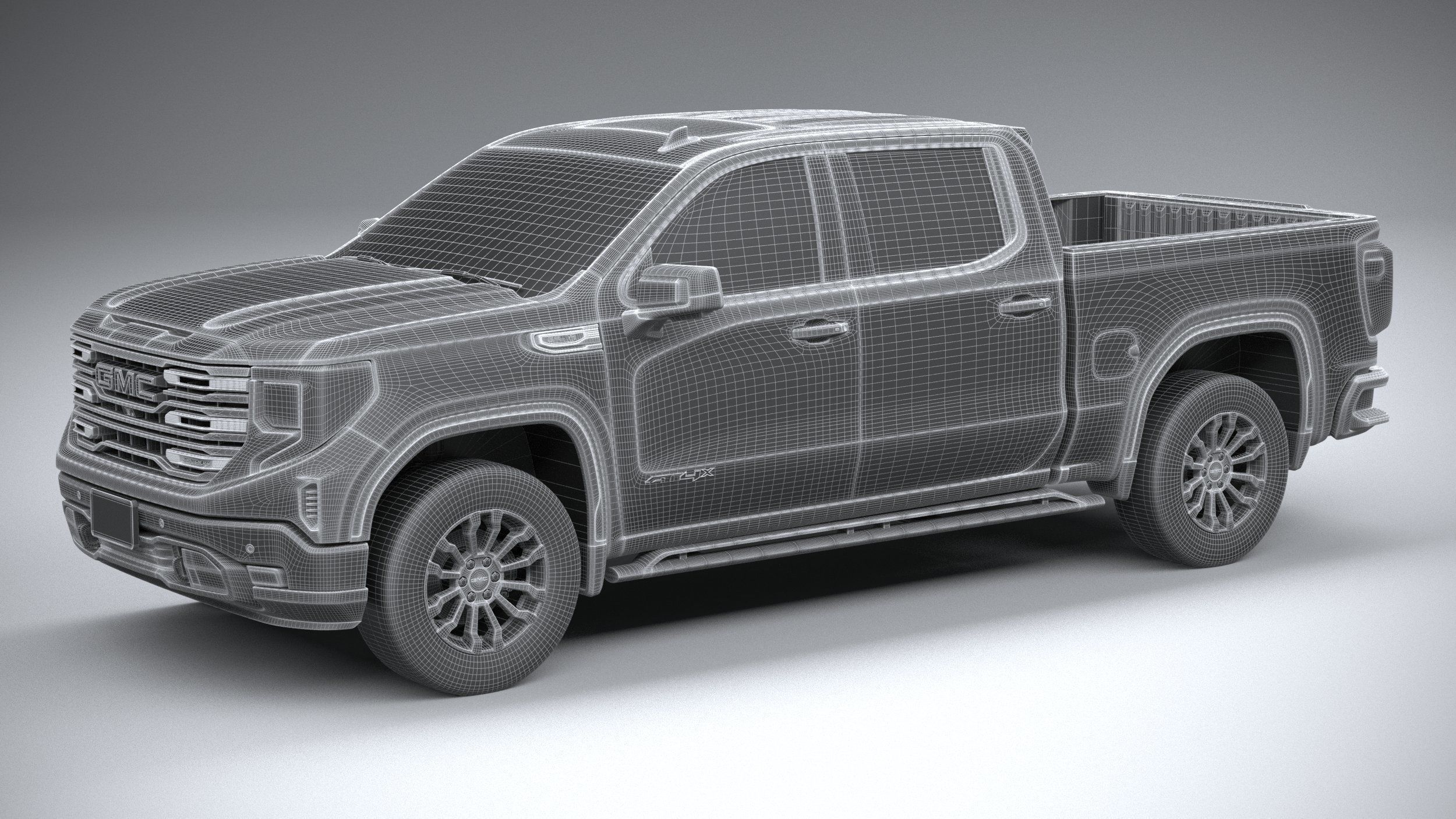 GMC Sierra AT4X 2022 3D model_26