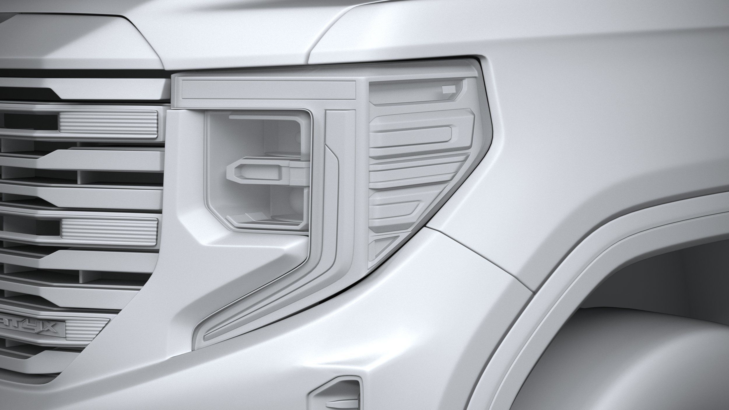 GMC Sierra AT4X 2022 3D model_23