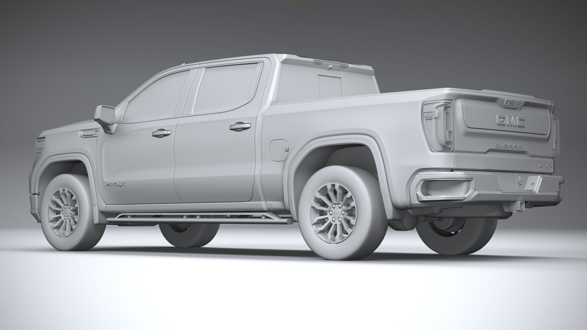 GMC Sierra AT4X 2022 3D model_21