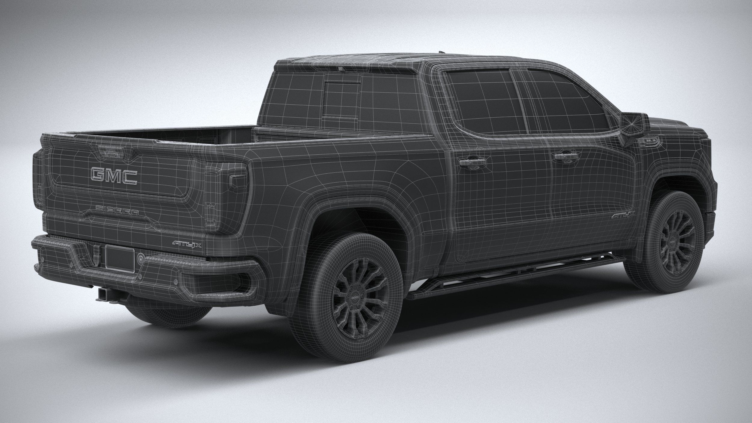 GMC Sierra AT4X 2022 3D model_29