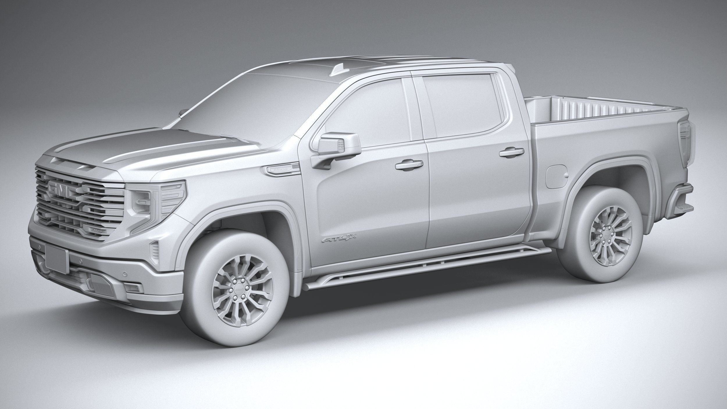 GMC Sierra AT4X 2022 3D model_19