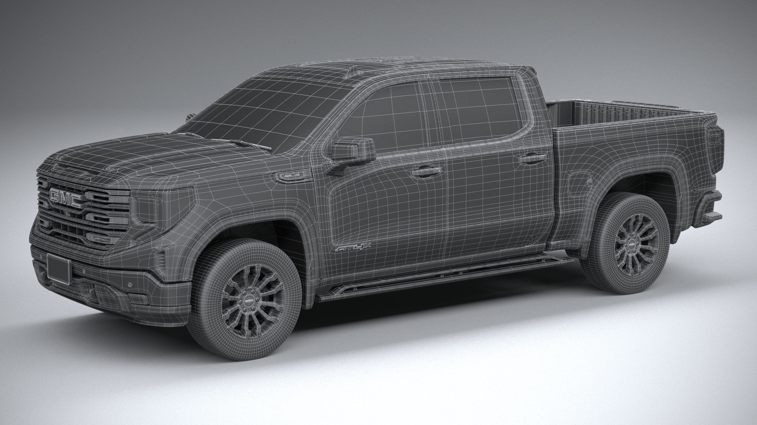 GMC Sierra AT4X 2022 3D model_28