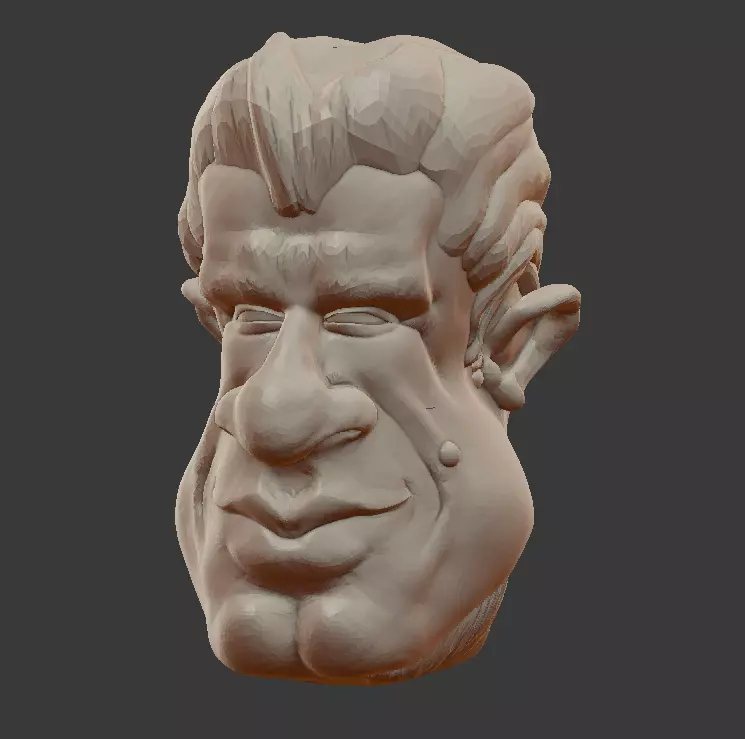 Luis Figo character  3D model_0