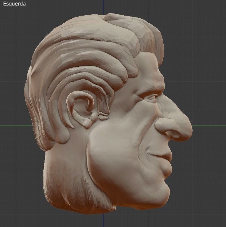 Luis Figo character  3D model_2