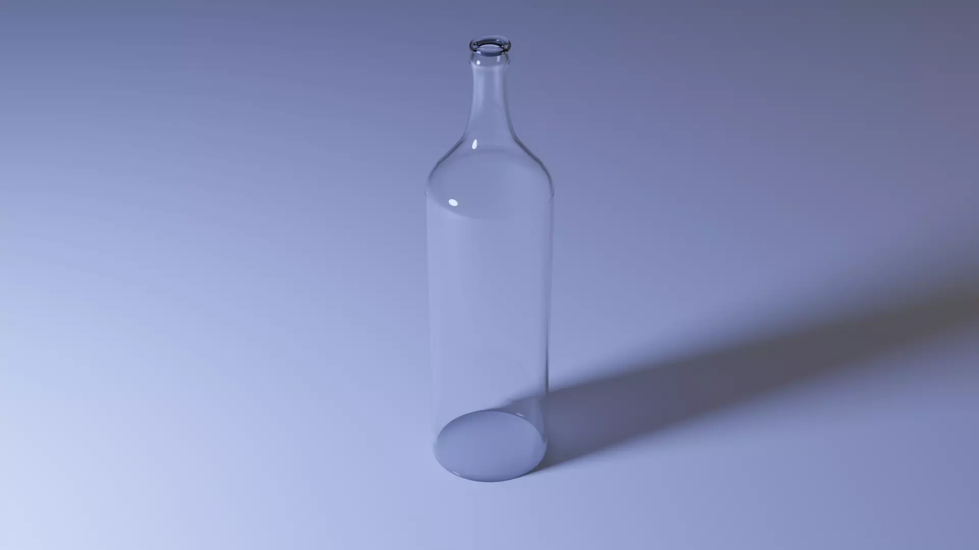 Wine Bottle Free 3D model_0