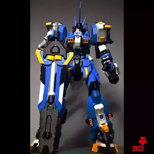 Azure Beowulf - 3D PRINT ACTION FIGURE - BASED ON ALTEISEN RIESE