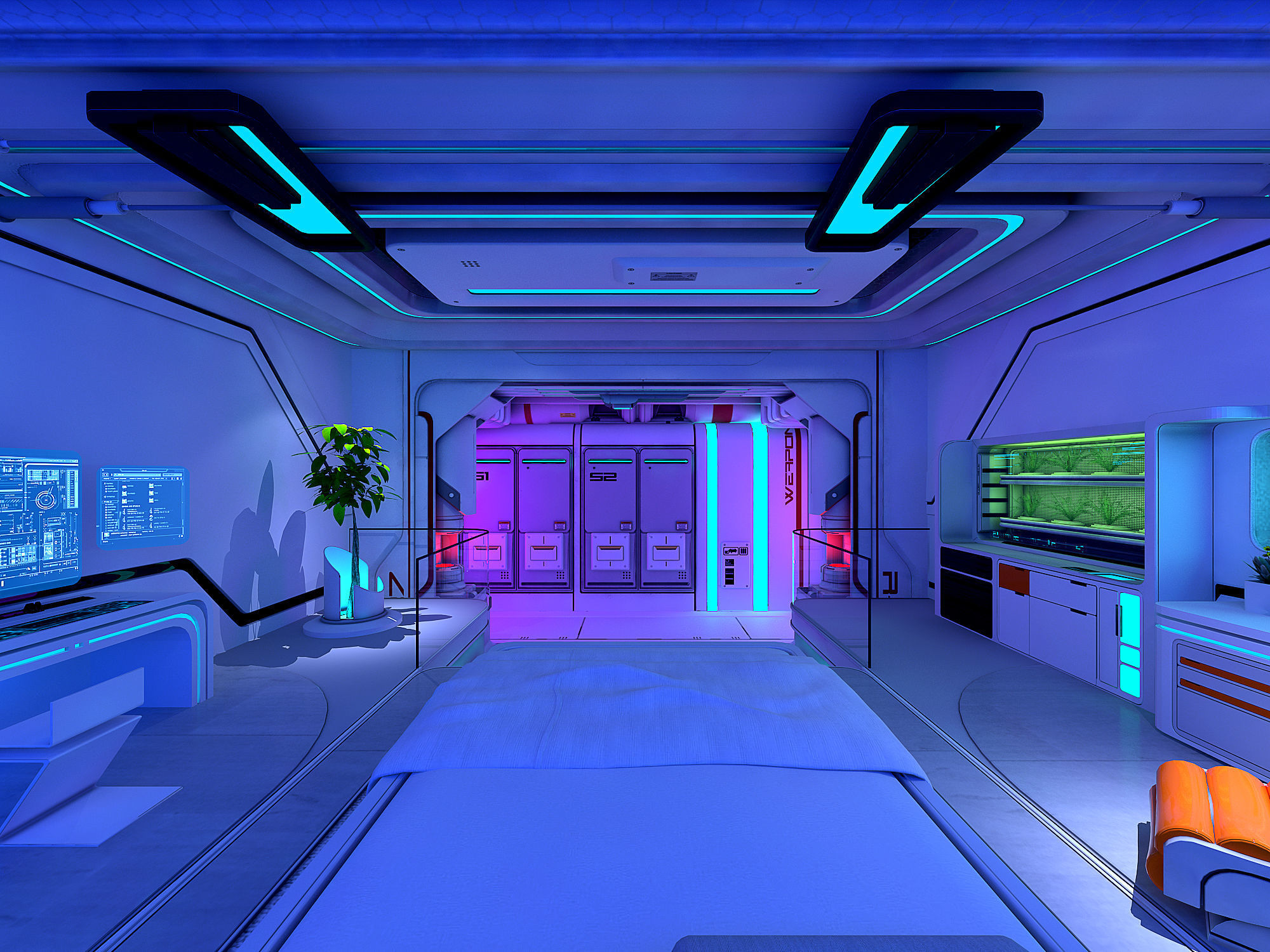 Space station 3D model_2