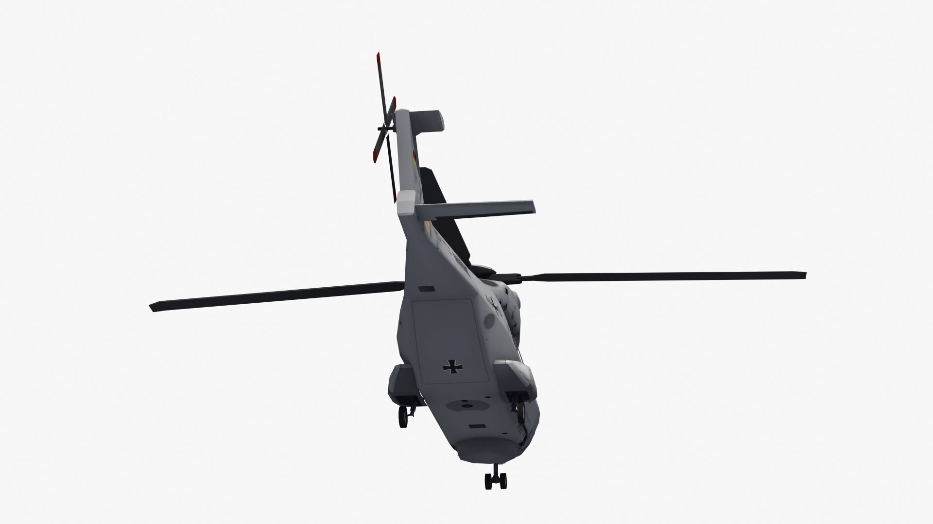 NH90 Helicopter LD1 Low-poly 3D model_25