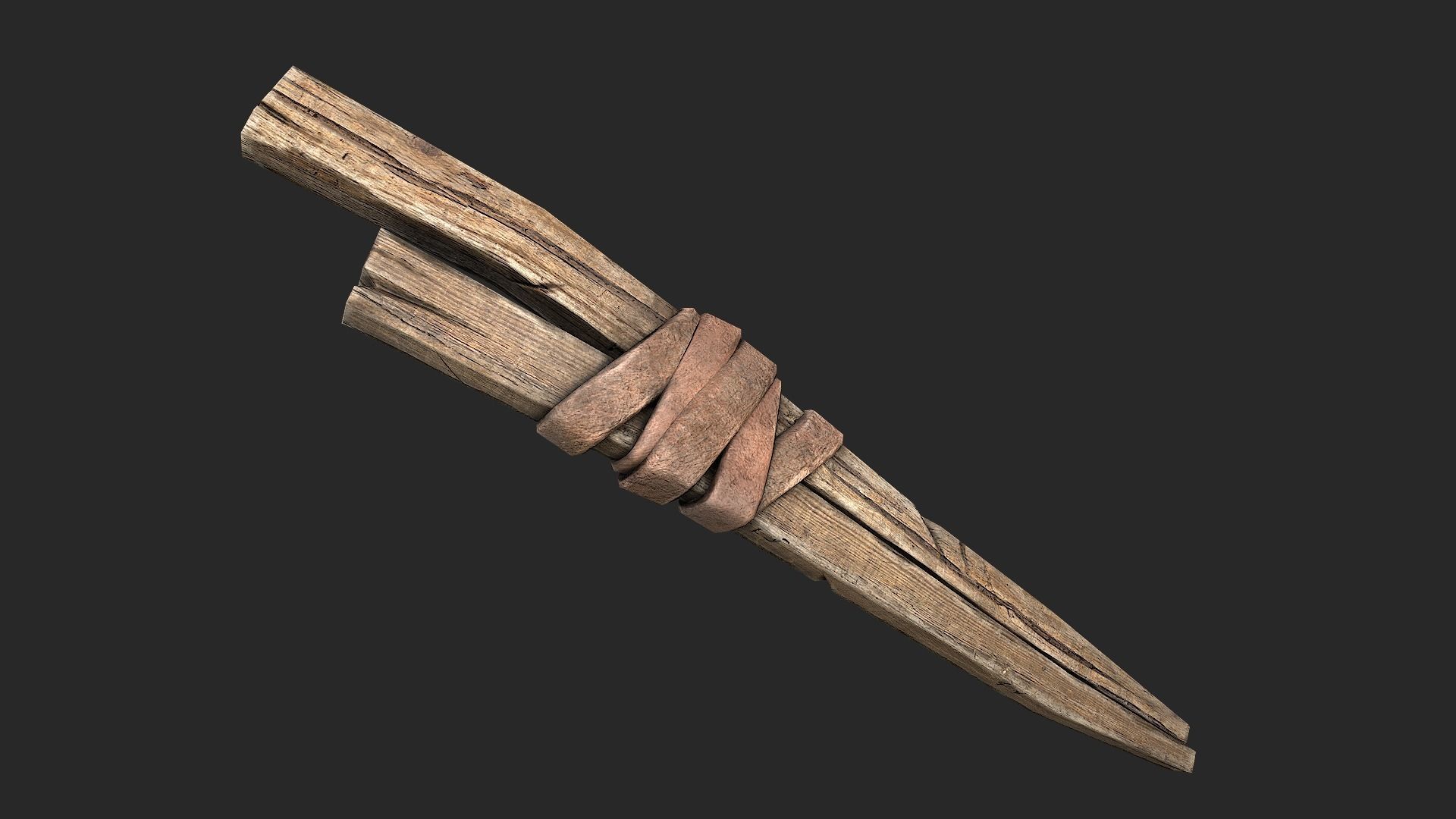 Cauldron Set with liquid in it Low-poly 3D model_12