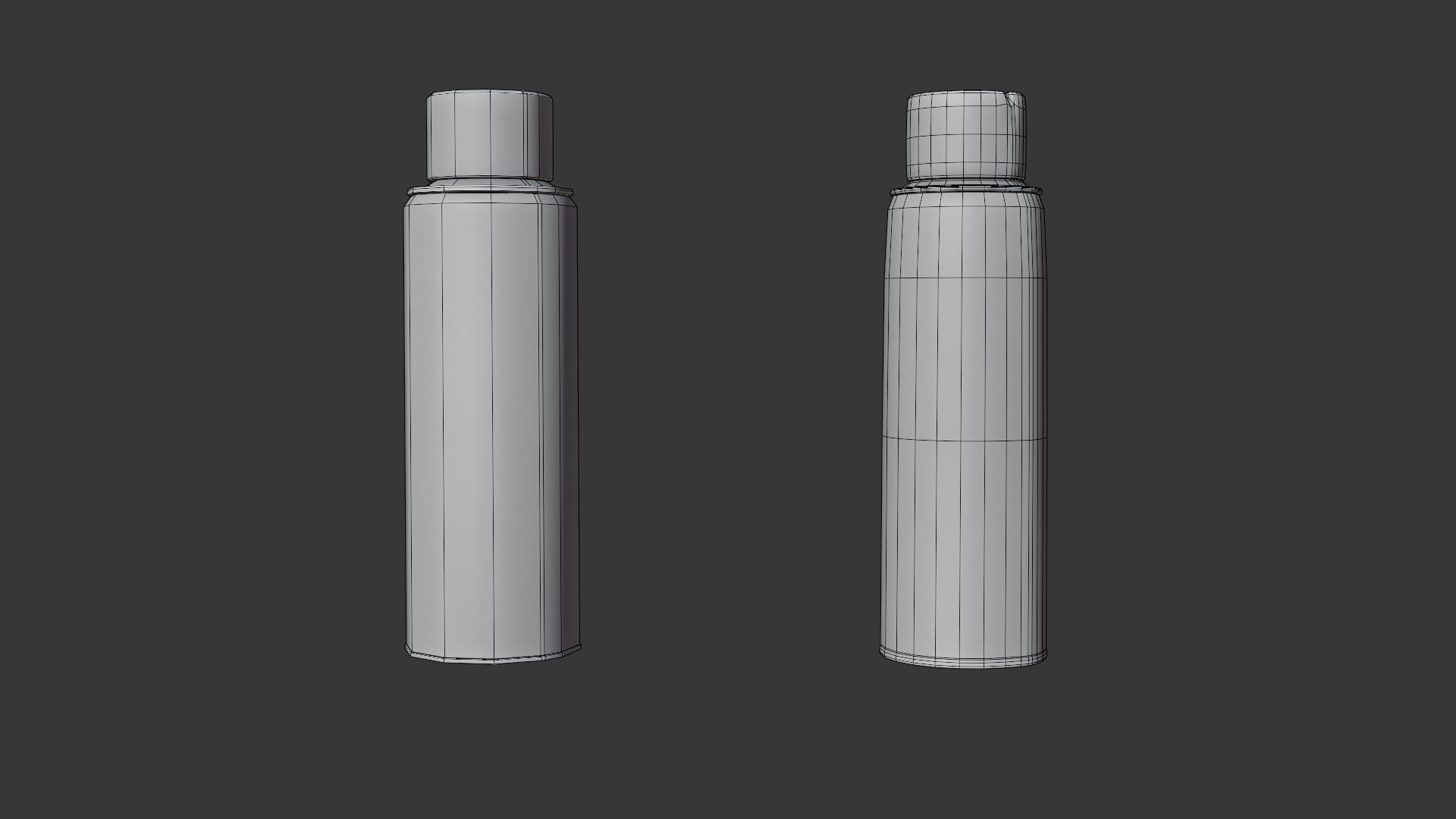 Lubricant Spray - Low and High poly Low-poly 3D model_3