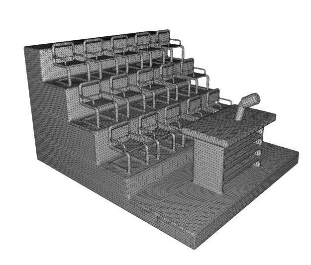 Wooden Classroom Toy 3D model_3