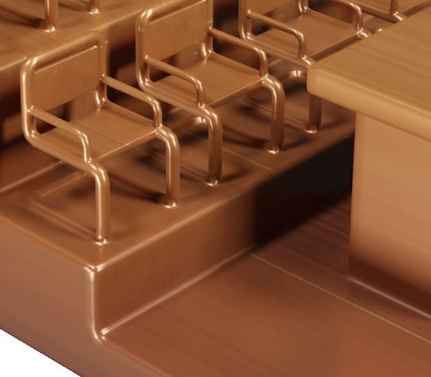 Wooden Classroom Toy 3D model_6