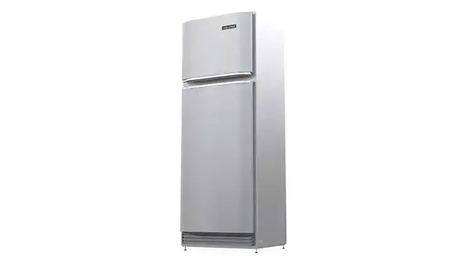 mini fridge with freezer 3D model
