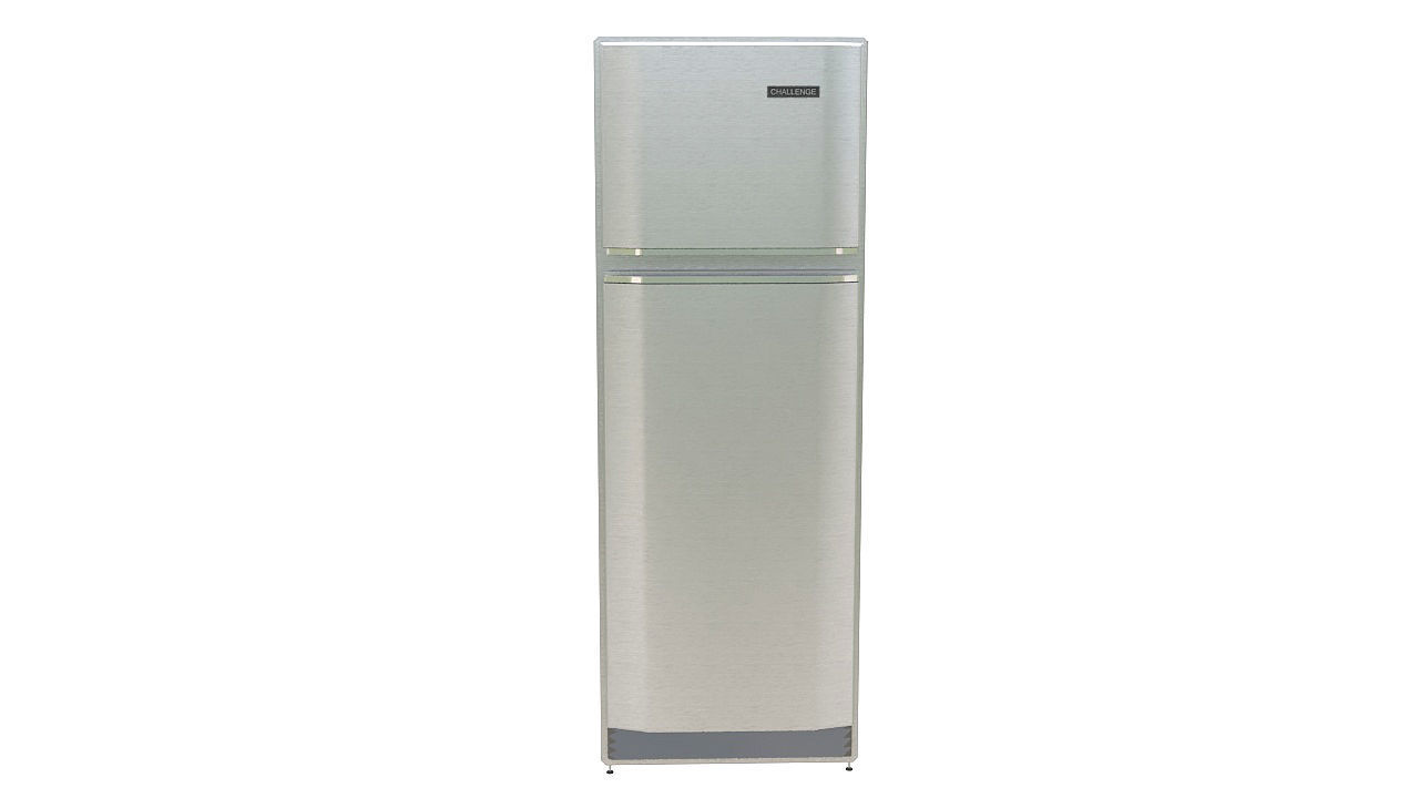 mini fridge with freezer 3D model_2