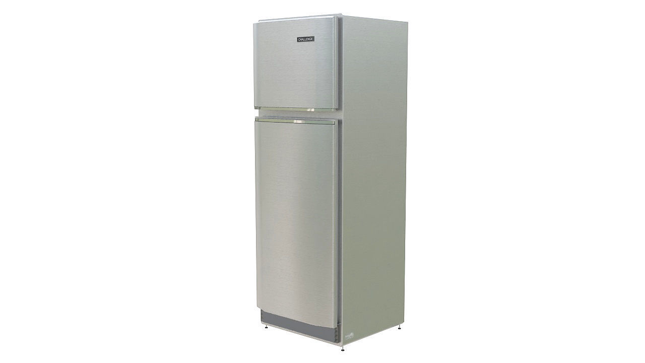 mini fridge with freezer 3D model_1