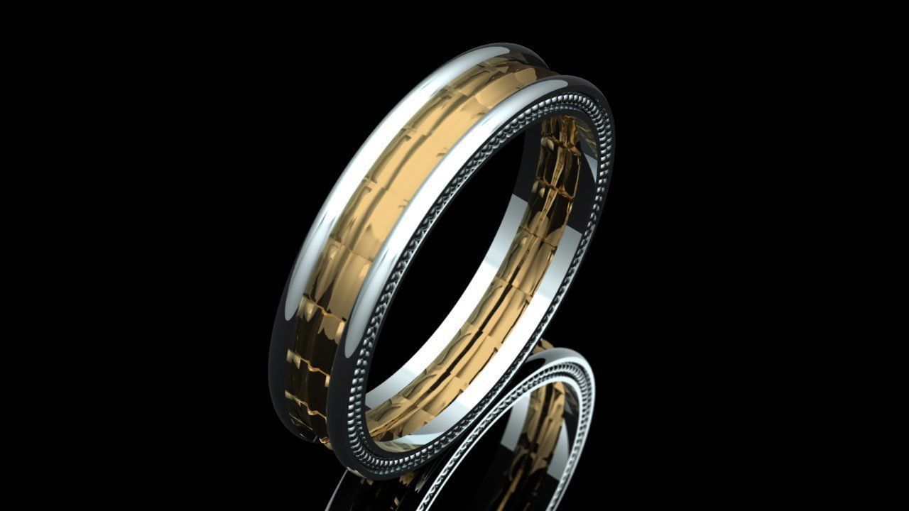 Printable Ring 3D print model_3