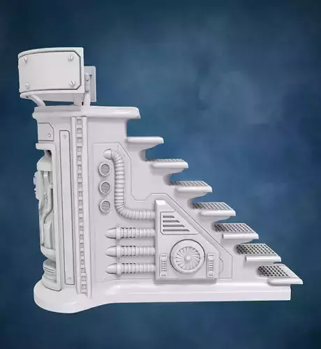 STAIRS 3D print model tower 3D print model