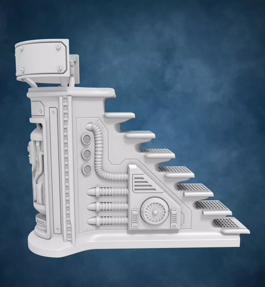 STAIRS 3D print model tower 3D print model