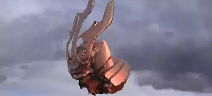 Samurai Rusted Helmet Low res