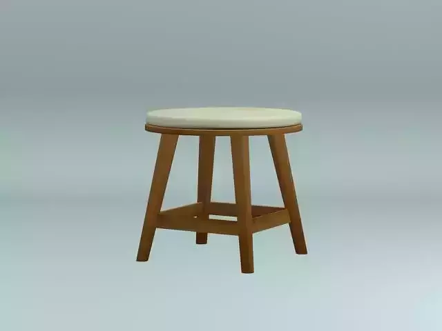 Minimal Stool with cushion