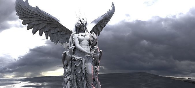 Angel of the SKY Statue 3D model