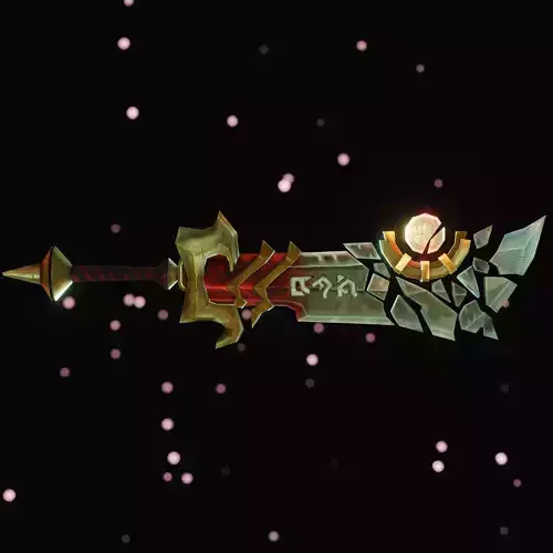Ashbringer - LOW POLY sword model