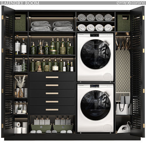 Laundry Room 06 3D model