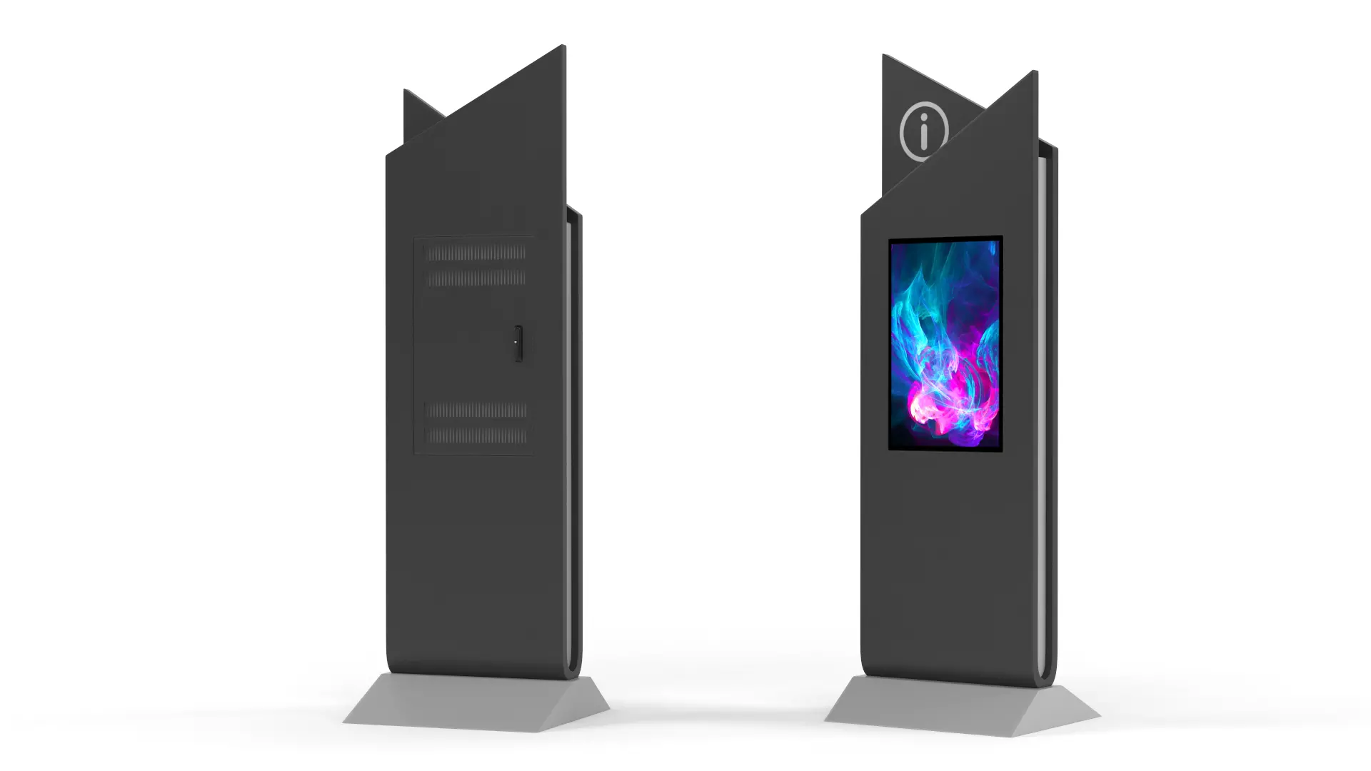 Information Kiosk 3D model_0