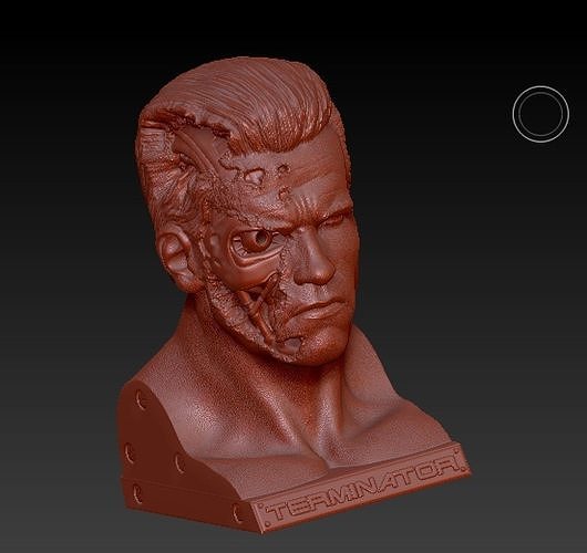 BUST OF THE TERMINATOR 3D model