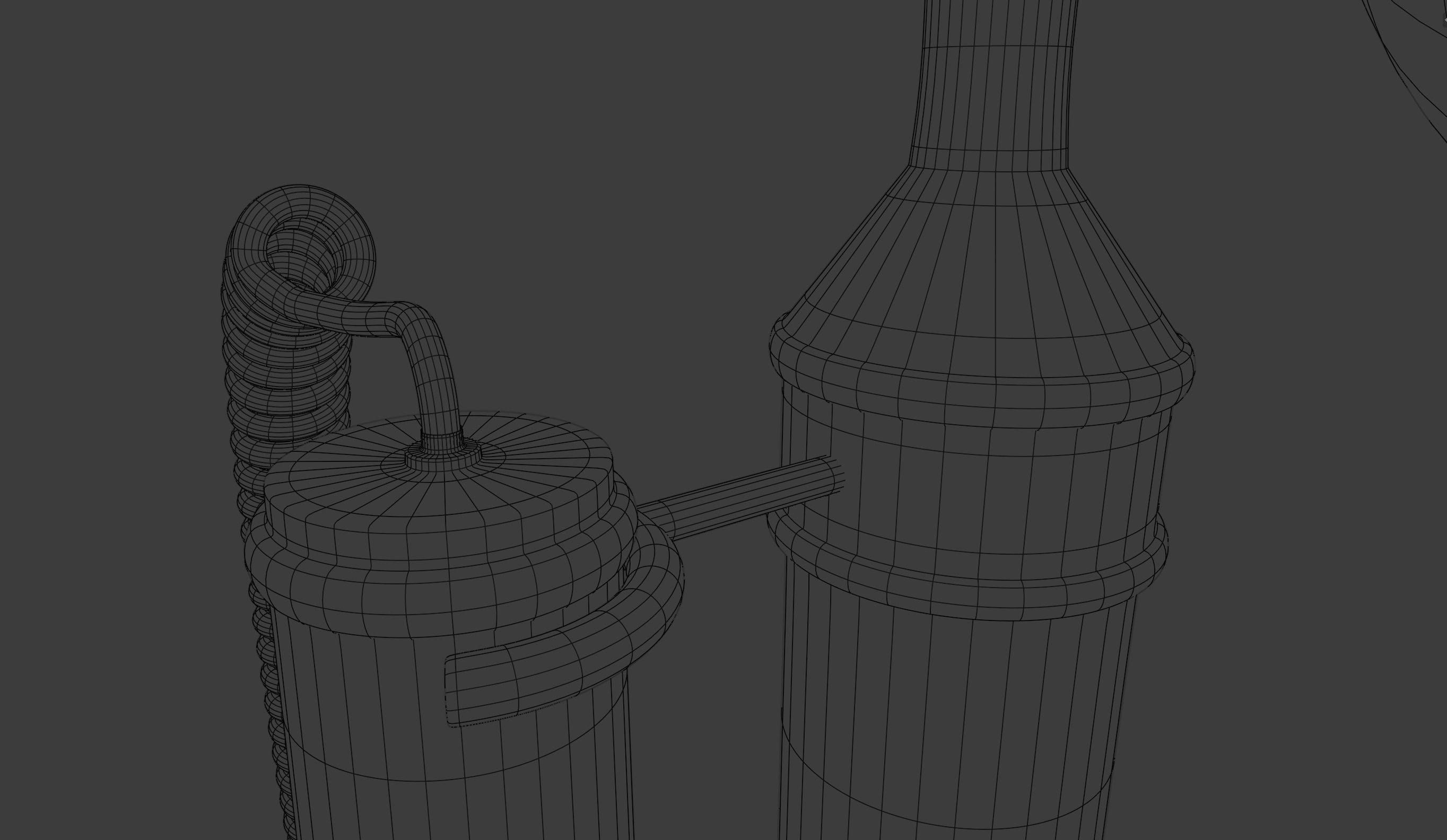 Old antique phone 3D model_12