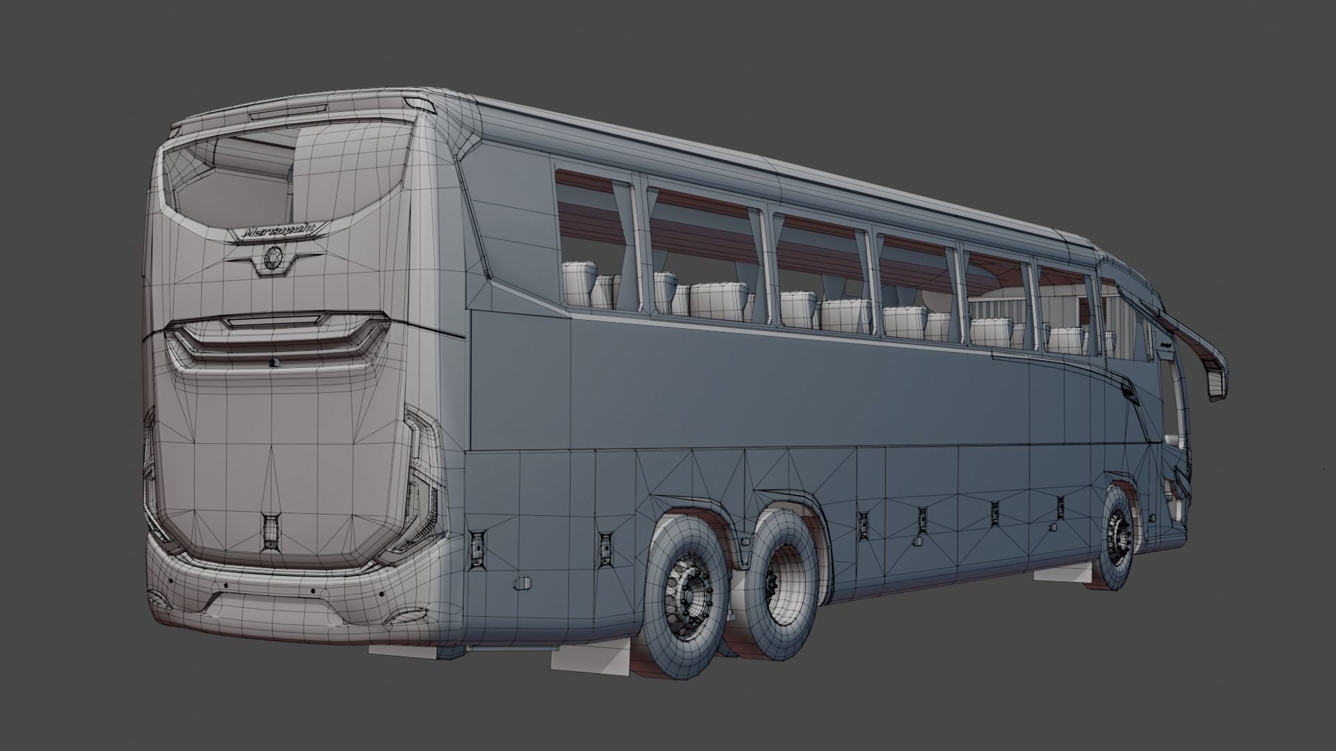 Marcopolo Paradiso G8 1200 2021 Low-poly 3D model_16