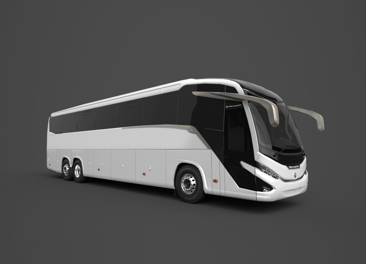 Marcopolo Paradiso G8 1200 2021 Low-poly 3D model_1