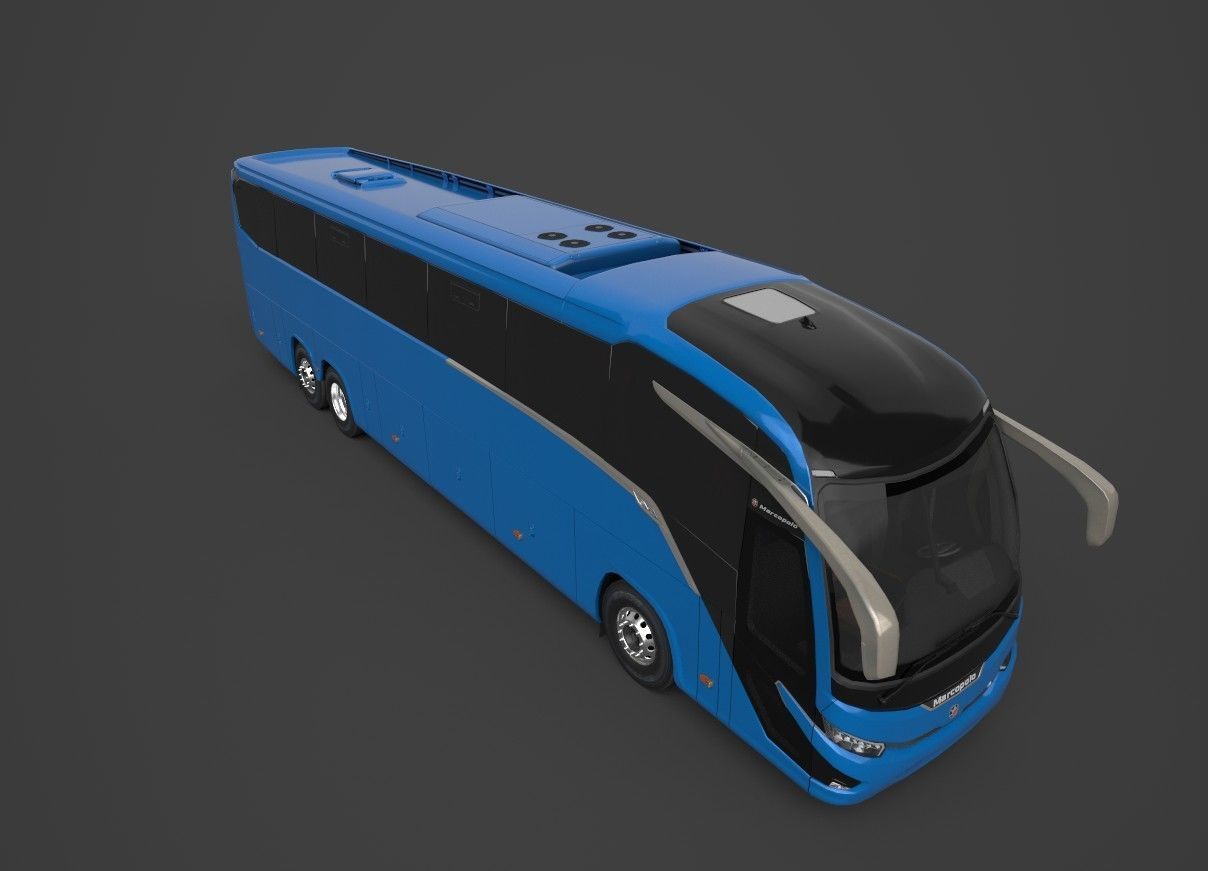 Marcopolo Paradiso G8 1200 2021 Low-poly 3D model_13