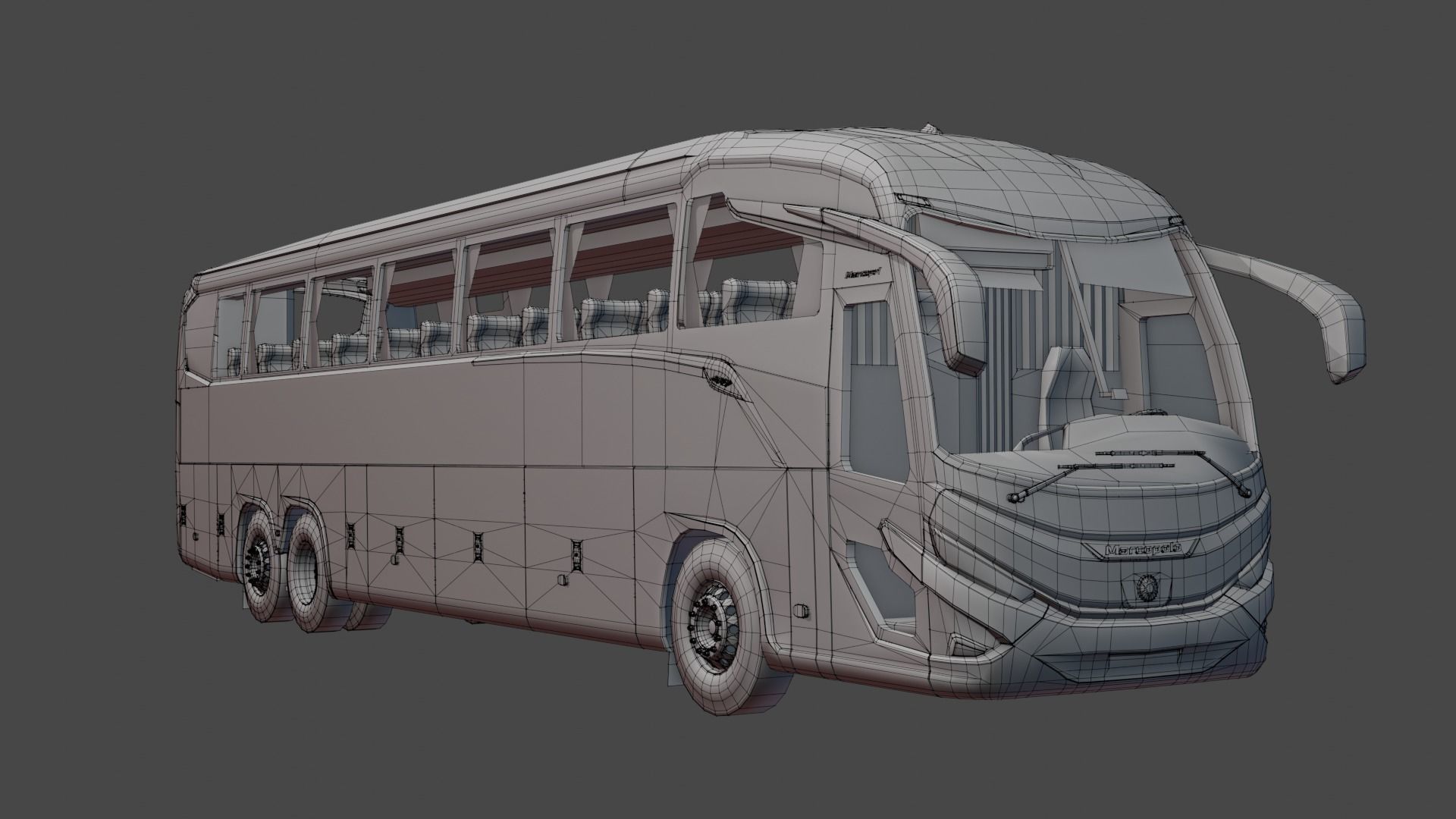 Marcopolo Paradiso G8 1200 2021 Low-poly 3D model_15